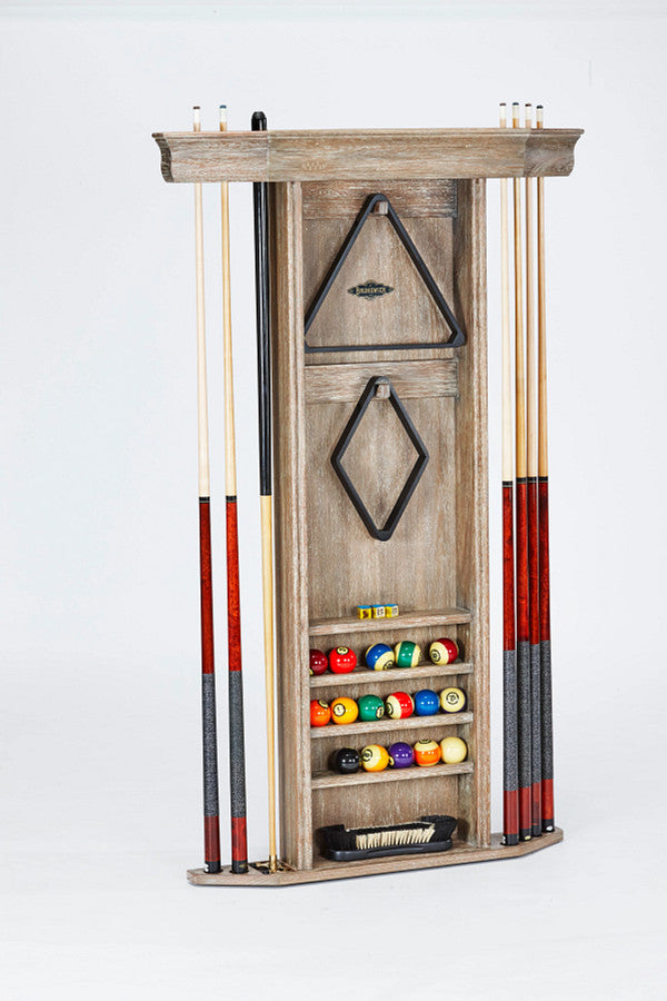 Heritage Wall Cue Rack - Driftwood image