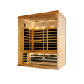 Finnleo S825 Infrared Sauna – 2-3 Person Low EMR with Full Glass Front image 0