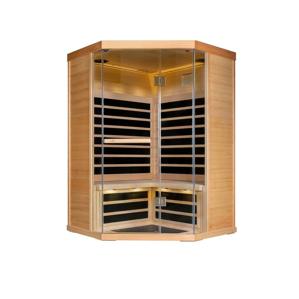 Finnleo S870 Infrared Sauna – 3-Person Corner with Wi-Fi & Bluetooth image 0