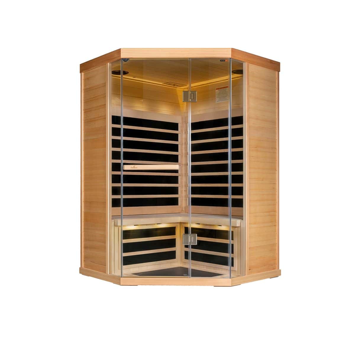 Finnleo S870 Infrared Sauna – 3-Person Corner with Wi-Fi & Bluetooth image 0