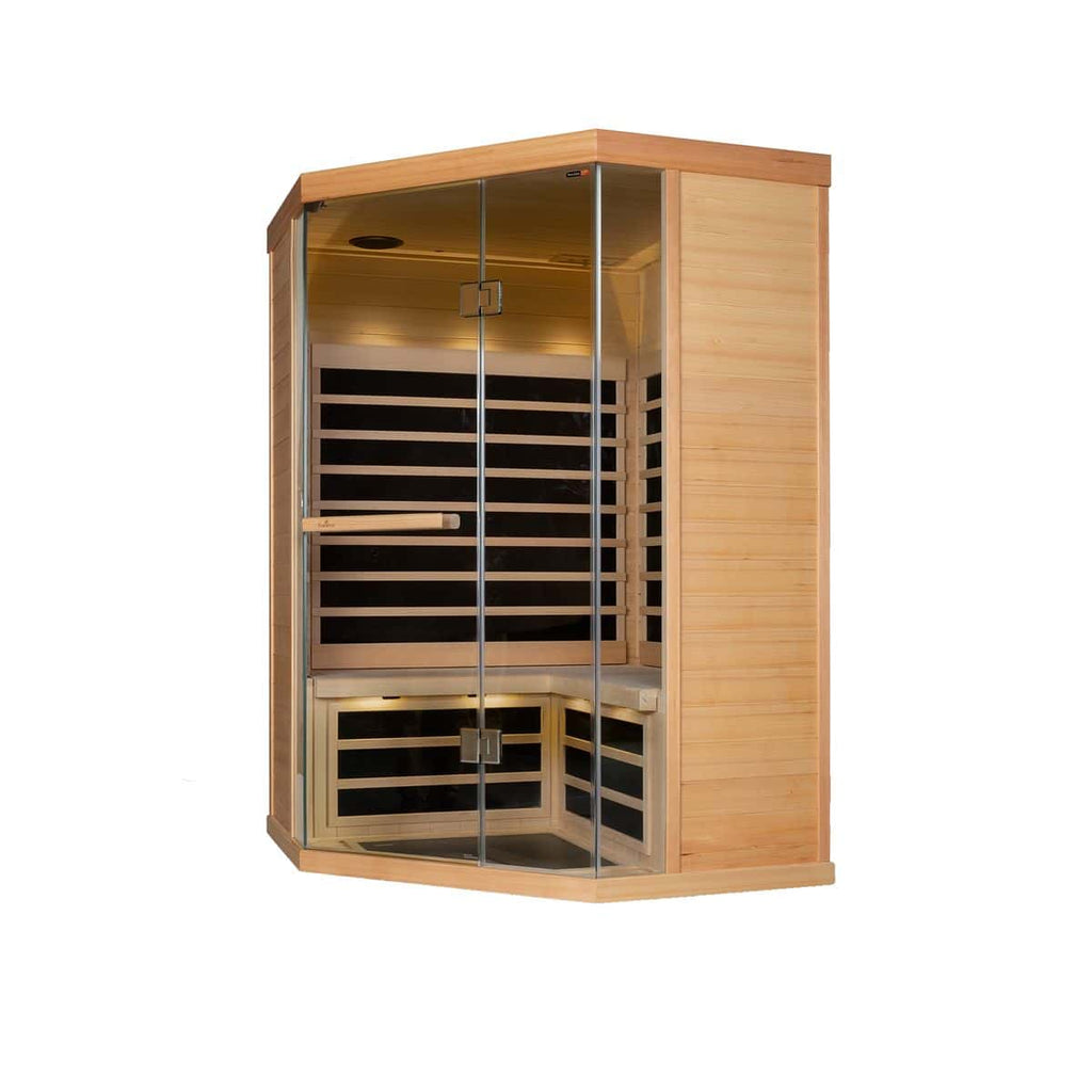 Finnleo S870 Infrared Sauna – 3-Person Corner with Wi-Fi & Bluetooth image 1