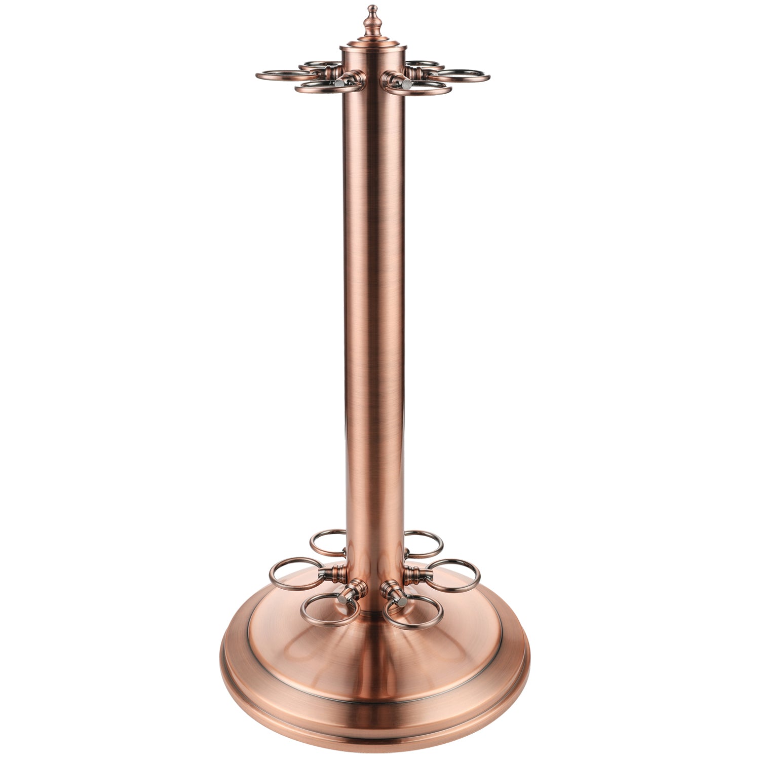 24" Floor Cue Stand - Metal - Antique Copper image