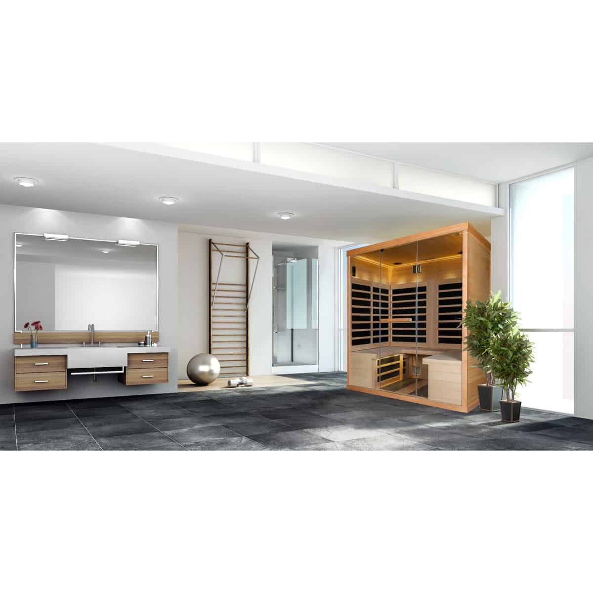 Finnleo S840 Infrared Sauna – 4-Person Low EMR image 2