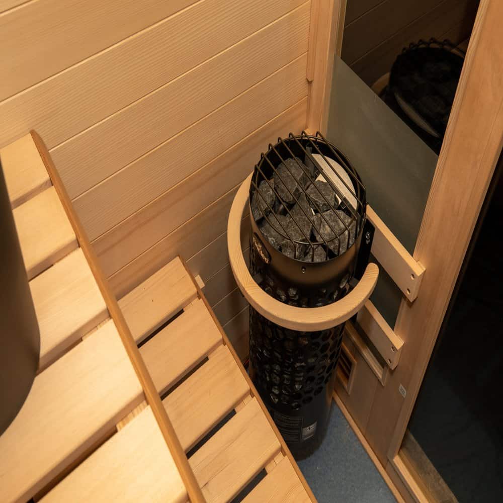 Finnleo Hallmark 44 Sauna – 2 Person Traditional Plug-In Sauna image 3