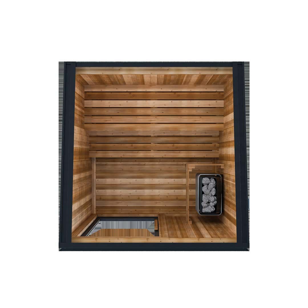 Canadian Outdoor Sauna – Canadian Cedar 6x6 image 4