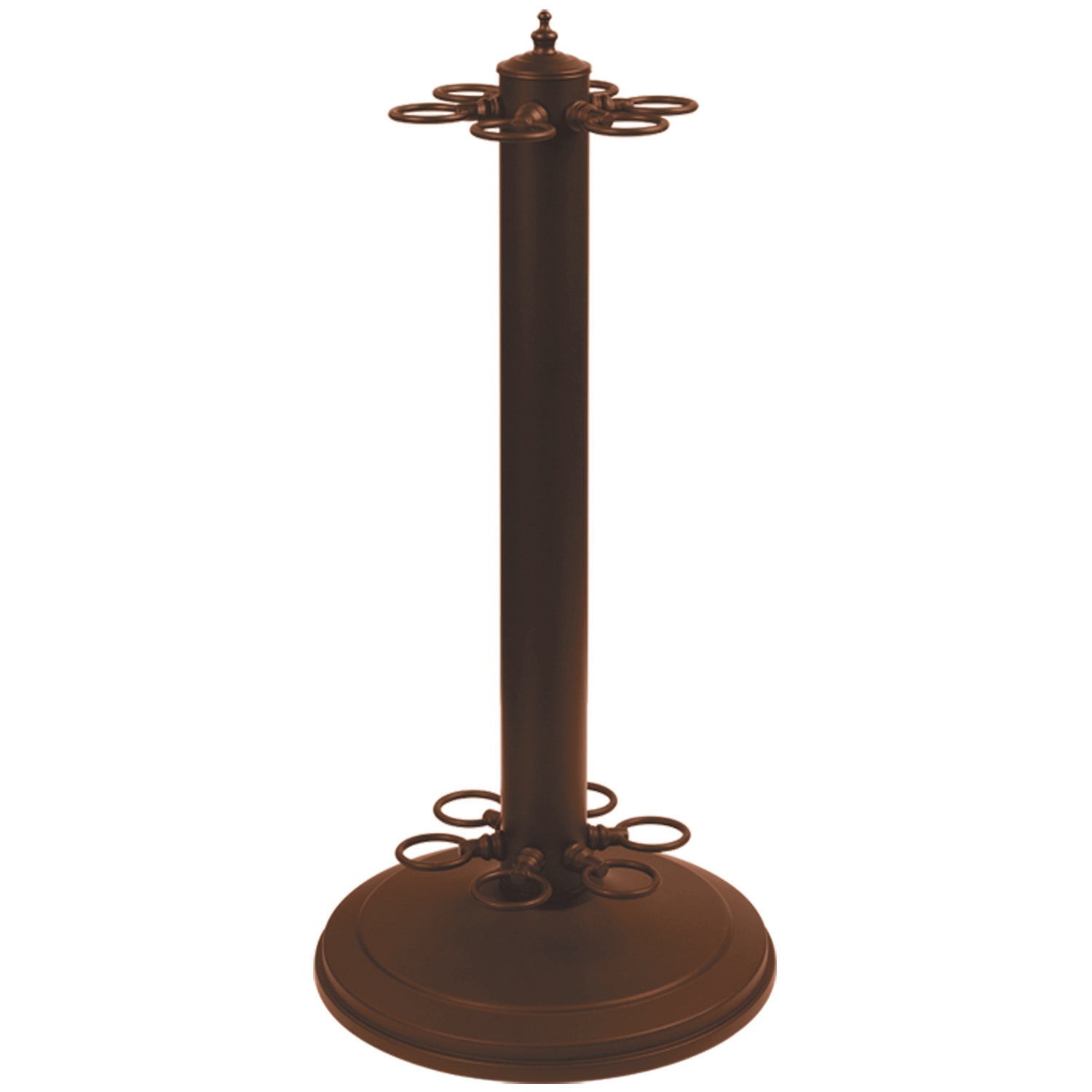 24" Floor Cue Stand - Metal - English Tudor image