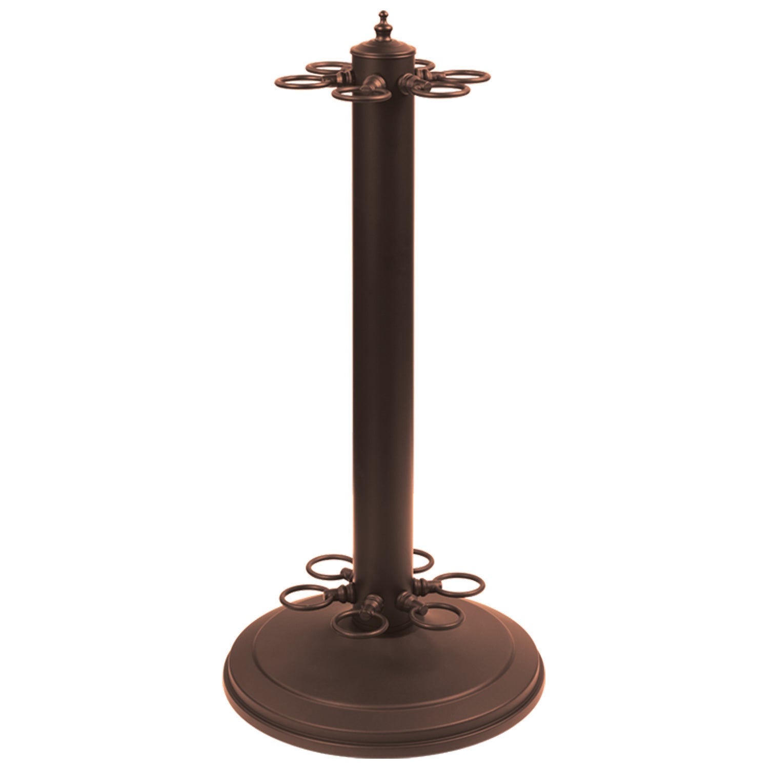 24" Floor Cue Stand - Metal - Cappucinno image