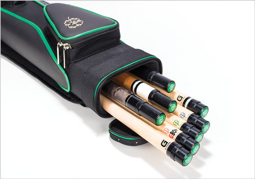 McDermott Cue 3 x 5 Sport Cue Case with cues in case
