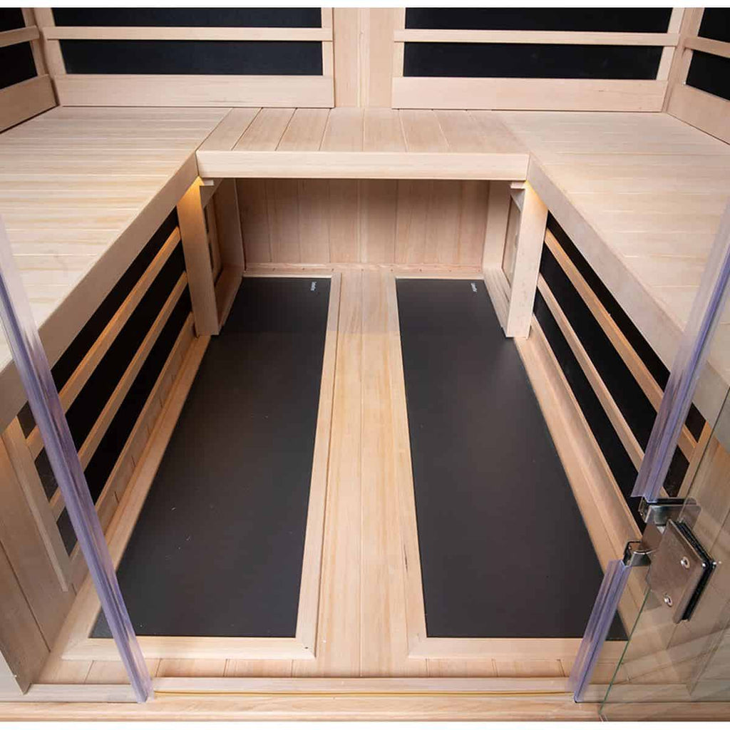 Finnleo S840 Infrared Sauna – 4-Person Low EMR image 3