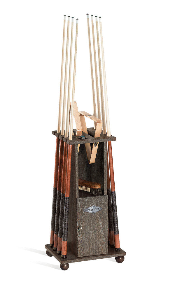 Heritage Floor Cue Rack - Driftwood image