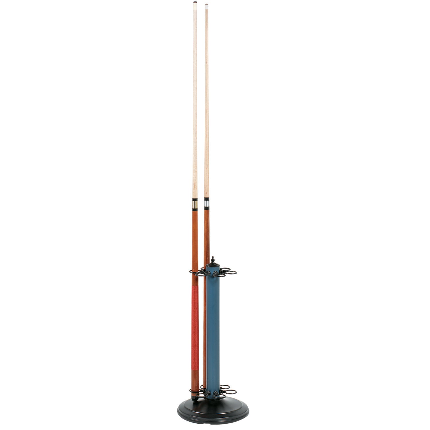 24" Floor Cue Stand - Metal - Matte Blue image