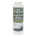 A 500g white plastic bottle of Beachcomber Care Free Boost treatment, featuring a green and white label with the brand logo and product name.