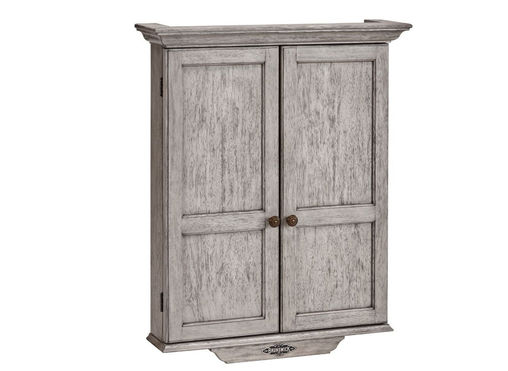 Brunswick Dartboard Cabinet Rustic Grey