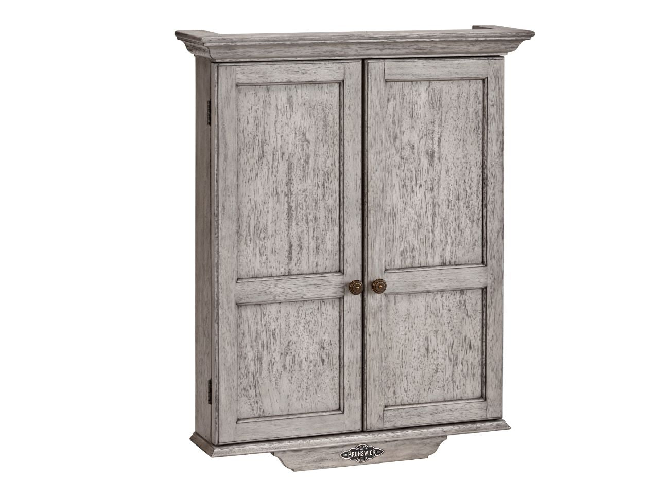 Brunswick Dartboard Cabinet Rustic Grey