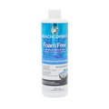 A 500 mL white plastic bottle of Beachcomber Foam Free suppressant surface foam, featuring a blue and white label with the Beachcomber logo, on a solid white background.