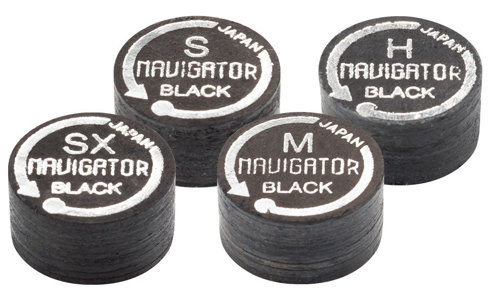 McDermott Navigator Black Pool Cue Tip – 14mm