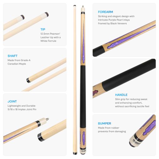 Pearson Cues Purple Players cue specifications
