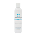 A white plastic bottle of PharmaSpa Energy Neuromuscular System spa & bath scent, featuring a white cap and a label with a blue cross logo and blue accents, set against a plain white background.
