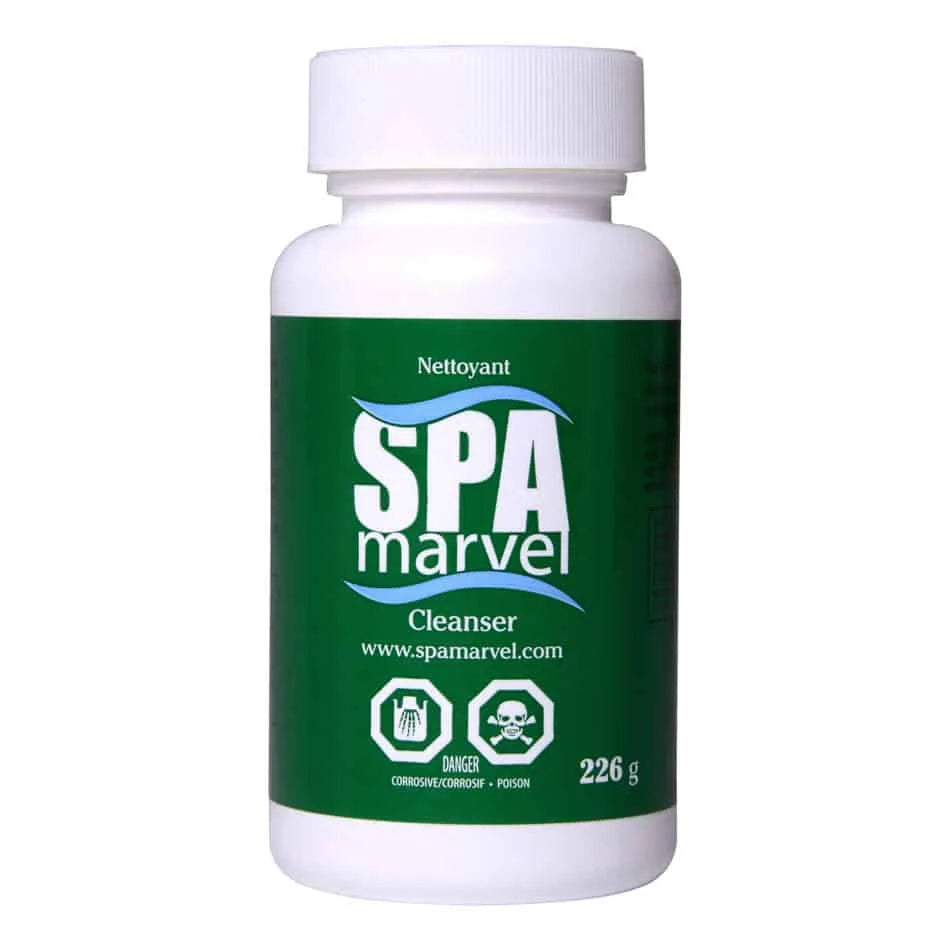 Bottle of Spa Marvel Cleanser on a white background