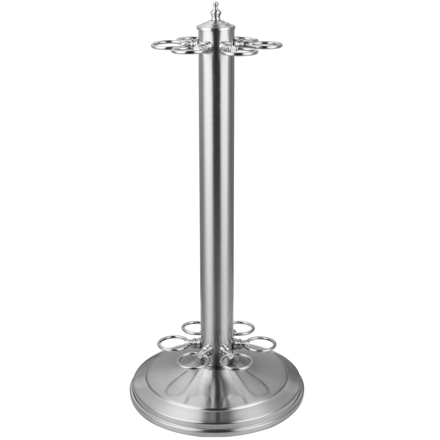 24" Floor Cue Stand - Metal - Stainless image