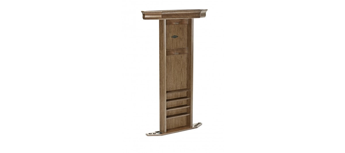 Heritage Wall Cue Rack - Rustic Dark Brown image